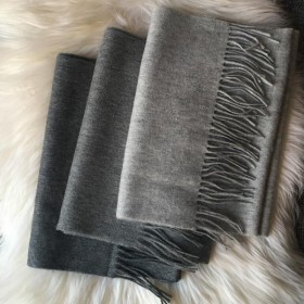 Soft Wool Scarves Gray Women Fashional Pashmina Scarf